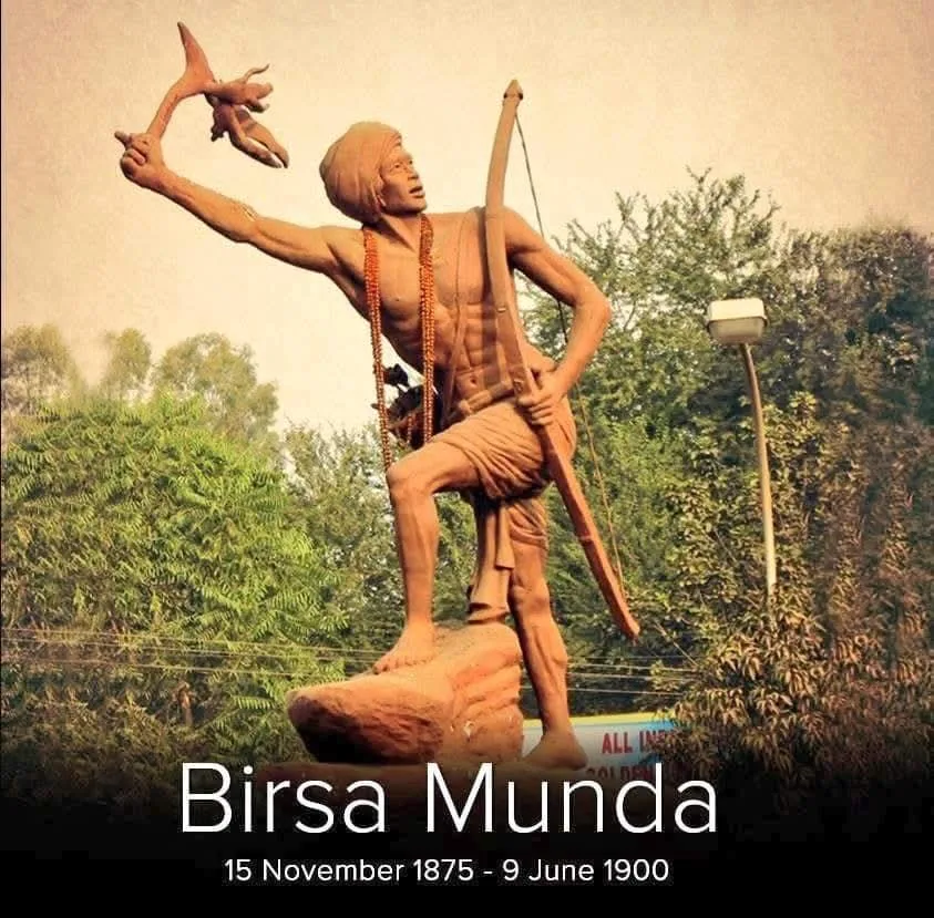 महान स्वतंत्रता सेनानी, जनजातीय मूल्यों तथा आदिवासी समाज के अधिकारों की रक्षा के लिए अंग्रेजी शासन के विरुद्ध क्रांति का बिगुल फूंकने वाले महानायक, ‘धरती आबा’ भगवान बिरसा मुंडा जी की पुण्यतिथि पर उन्हें शत्-शत् नमन एवं भावपूर्ण श्रद्धांजलि।  #बिरसा_मुंडा #BirsaMunda